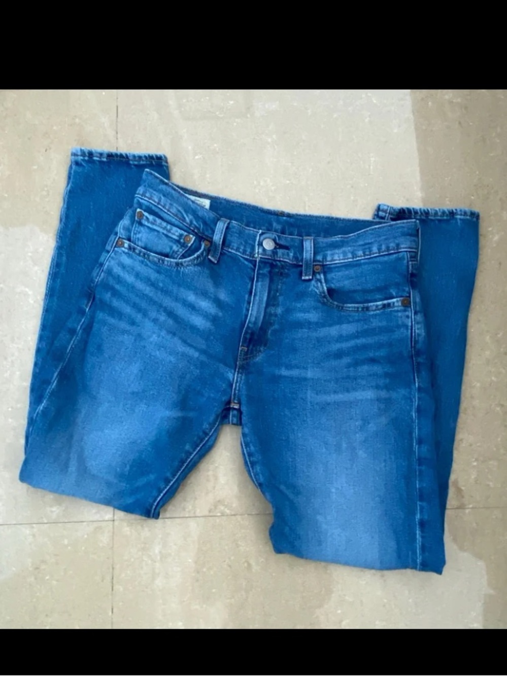 Levi’s Premium 512  Mens Denim Jeans 29” waist 27.5” hem